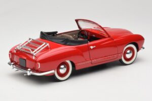 Volkswagen Karmann Ghia Cabriolet Rot Solido 1:18 8058 Metall – Bild 3 von 8