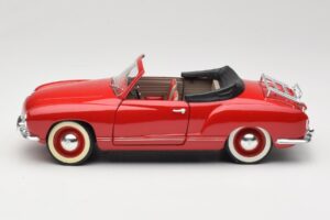 Volkswagen Karmann Ghia Cabriolet Rot Solido 1:18 8058 Metall – Bild 4 von 8