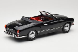 Volkswagen Karmann Ghia Cabriolet Schwarz Minichamps 1:18 155054031 Metall – Bild 2 von 6