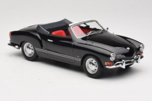 Volkswagen Karmann Ghia Cabriolet Schwarz Minichamps 1:18 155054031 Metall – Bild 4 von 6