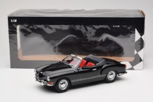 Volkswagen Karmann Ghia Cabriolet Schwarz Minichamps 1:18 155054031 Metall – Bild 6 von 6