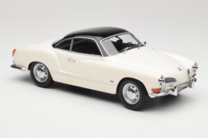 Volkswagen Karmann Ghia Creme Schwarz Minichamps 1:18 155054021 Metall – Bild 4 von 6