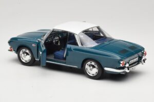 Volkswagen Karmann Ghia Type 34 1500 Sea Blue Norev 1:18 188646 Metall – Bild 5 von 8