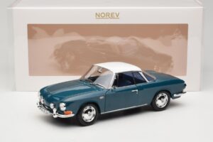 Volkswagen Karmann Ghia Type 34 1500 Sea Blue Norev 1:18 188646 Metall – Bild 8 von 8