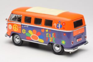 Volkswagen Microbus T1 Flower Power Road Signature 1:18 92329 Metall – Bild 7 von 8