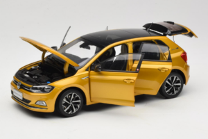 Volkswagen Polo Plus Gelb OEM 1:18 ZVY000009GEL Metall – Bild 2 von 8