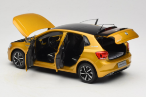 Volkswagen Polo Plus Gelb OEM 1:18 ZVY000009GEL Metall – Bild 5 von 8