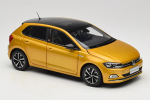 Volkswagen Polo Plus Gelb OEM 1:18 ZVY000009GEL Metall – Bild 6 von 8