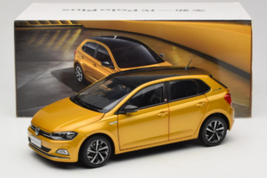 Volkswagen Polo Plus Gelb OEM 1:18 ZVY000009GEL Metall – Bild 8 von 8