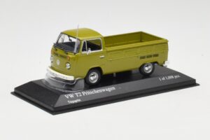 Volkswagen T2 Pritschenwagen Grün Minichamps 1:43 400053202 Metall – Bild 2 von 4