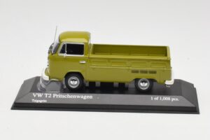 Volkswagen T2 Pritschenwagen Grün Minichamps 1:43 400053202 Metall