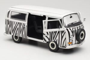 Volkswagen T2a Bus Safari Schuco 1:18 191 Metall – Bild 5 von 8