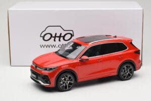 Volkswagen Tiguan eTSI R-Line Persimmon Red Metallic Otto 1:18 OT489 Resin – Bild 6 von 6
