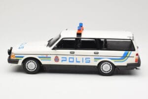Volvo 240 GL Kombi Polis Sweden Minichamps 1:18 155171480 Metall – Bild 3 von 6