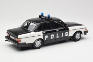 Volvo 240 GL Polis Sweden Schwarz Minichamps 1:18 155171497 Metall – Bild 2 von 6