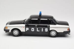 Volvo 240 GL Polis Sweden Schwarz Minichamps 1:18 155171497 Metall – Bild 3 von 6