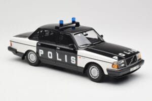 Volvo 240 GL Polis Sweden Schwarz Minichamps 1:18 155171497 Metall – Bild 4 von 6