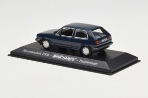 Volkswagen Golf Mk2 Blau Messehandmuster Minichamps 1:43 GOLFHANDMUSTER Metall – Bild 3 von 4