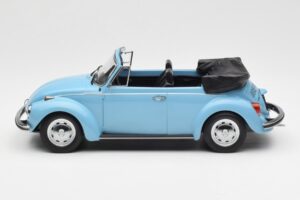 Volkswagen Beetle 1303 Cabriolet Hellblau Norev 1:18 188531 Metall – Bild 3 von 6