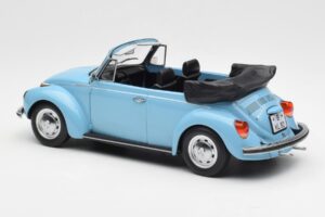 Volkswagen Beetle 1303 Cabriolet Hellblau Norev 1:18 188531 Metall – Bild 5 von 6