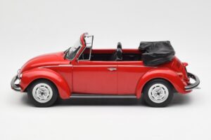 Volkswagen Beetle 1303 Cabriolet Rot Norev 1:18 188529 Metall – Bild 3 von 6