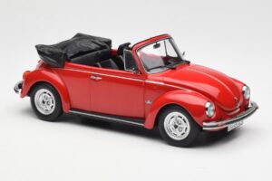 Volkswagen Beetle 1303 Cabriolet Rot Norev 1:18 188529 Metall – Bild 4 von 6