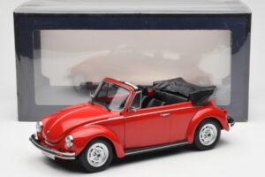 Volkswagen Beetle 1303 Cabriolet Rot Norev 1:18 188529 Metall – Bild 6 von 6