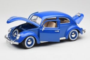 Volkswagen Beetle Blau Bburago 1:18 23124646 Metall – Bild 2 von 8