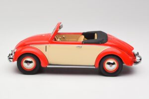 Volkswagen Beetle Hebmuller Cabriolet Rot & Creme Minichamps 1:18 107054231 Resin – Bild 3 von 6