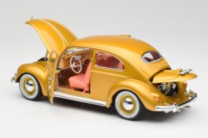 Volkswagen Beetle Gold Bburago 1:18 3361 Metall – Bild 5 von 8