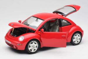 Volkswagen New Beetle Rot Bburago 1:18 8185108 Metall – Bild 2 von 8