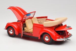 Volkswagen Cabriolet Ruby Rot Maisto 1:18 32826 Metall – Bild 5 von 8