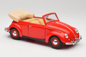Volkswagen Cabriolet Ruby Rot Maisto 1:18 32826 Metall – Bild 6 von 8