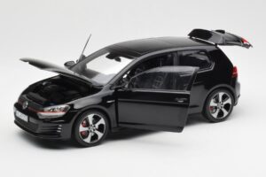 Volkswagen Golf Mk7 GTI Schwarz Norev 1:18 188550 Metall – Bild 2 von 8