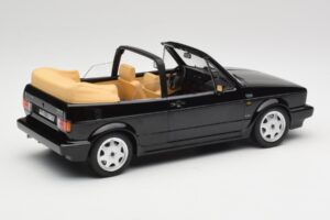Volkswagen Golf Mk1 Cabriolet Schwarz Norev 1:18 188568 Metall – Bild 2 von 6