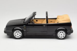 Volkswagen Golf Mk1 Cabriolet Schwarz Norev 1:18 188568 Metall – Bild 3 von 6