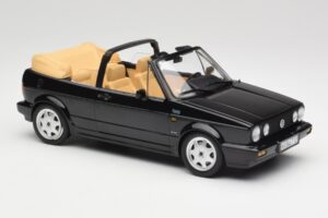 Volkswagen Golf Mk1 Cabriolet Schwarz Norev 1:18 188568 Metall – Bild 4 von 6
