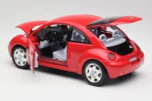 Volkswagen New Beetle Rot Bburago 1:18 3342 Metall – Bild 5 von 8
