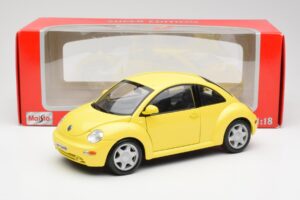 Volkswagen New Beetle Gelb Maisto 1:18 37800-M4 Metall – Bild 8 von 8
