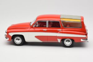 Wartburg 311 Camping Deluxe Rot Weiss BoS Models 1:18 BOS037 Resin – Bild 3 von 6