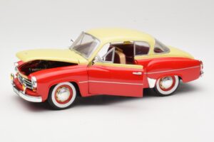 Wartburg 311 Coupe Rot & Beige Revell 1:18 8418 Metall – Bild 2 von 8