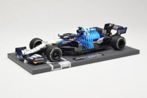 Williams Racing Mercedes FW43B #63 G. Russell Saudi Arabian GP 2021 Minichamps 1:18 117212263 Metall – Bild 2 von 6