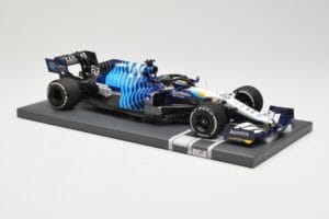 Williams Racing Mercedes FW43B #63 G. Russell Saudi Arabian GP 2021 Minichamps 1:18 117212263 Metall – Bild 4 von 6