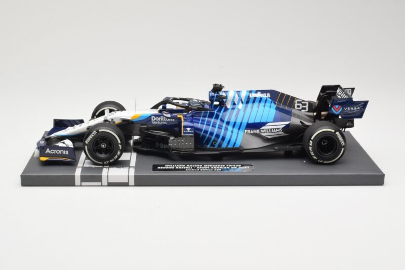 Williams Racing Mercedes FW43B #63 G. Russell Saudi Arabian GP 2021 Minichamps 1:18 117212263 Metall