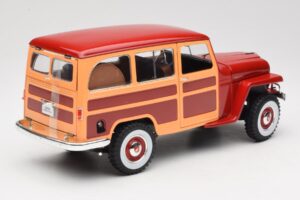 Willys Jeep Station Wagon Rot Road Signature 1:18 92858 Metall – Bild 3 von 8
