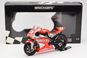 Yamaha YZR-M1 Gauloises Fortuna Yamaha #7 C. Checa MotoGP 2004 Minichamps 1:12 122043007 Metall – Bild 6 von 6