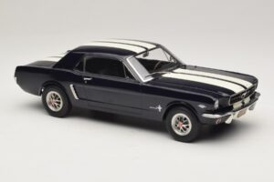 Ford Mustang Nightmist Blue Norev 1:18 182805 Metall – Bild 4 von 6