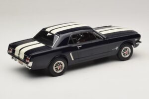 Ford Mustang Nightmist Blue Norev 1:18 182805 Metall – Bild 2 von 6