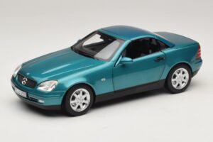 Mercedes SLK R170 Vivianite Green Norev 1:18 183021 Metall – Bild 3 von 10