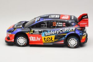 Ford Puma Rally1 #22 M. Sesks / R. Francis Rally Sweden 2025 IXO 1:18 18RMC240 Metall – Bild 3 von 6